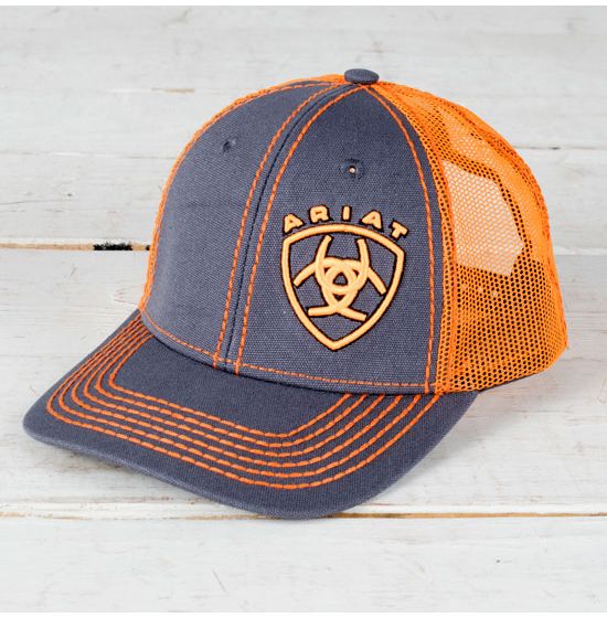 Orange ariat sales hat