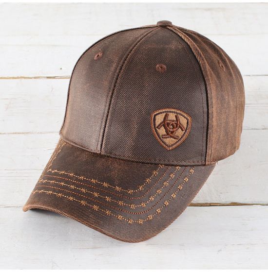 Ariat Brown Oilskin Solid Cap