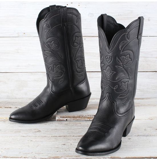 Ariat Black Heritage Deertan Boots