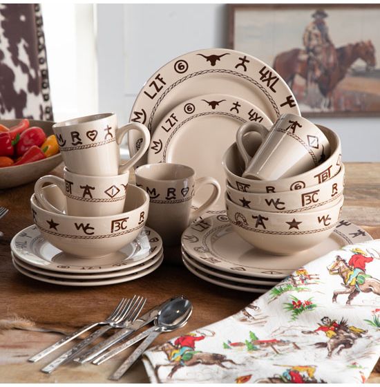 Branded 16 Piece Dinnerware Set