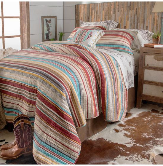 Welcome to the Branbury Western Stripes Quilted Bedding Collection  Customization Page