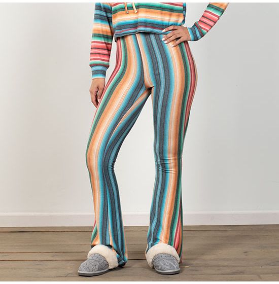 Range By Rock & Roll Sauceda Serape Flare Pants