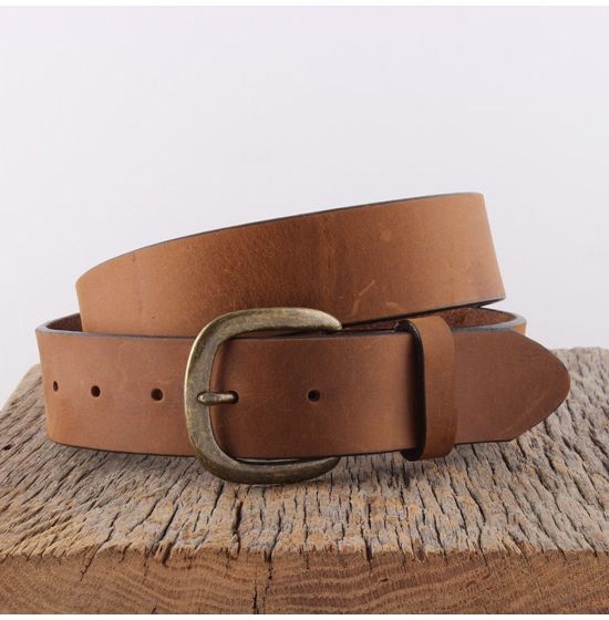 Men's Justin Work Basic Aged Bark Belt