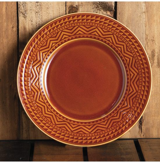Taste of the Southwest Rust Dinner Plate Set of 4