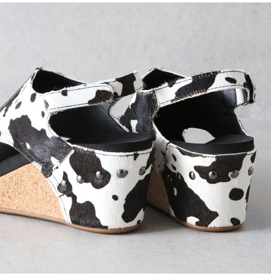 Corkys Cow Print Pasture Sandals