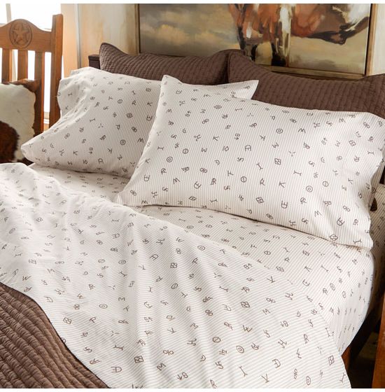Pillow ticking bedding top