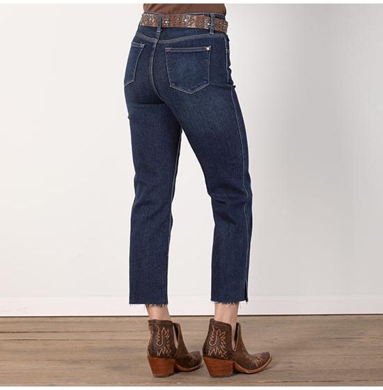 Judy Blue High-Rise Cropped Straight Jeans - Cowgirl Delight