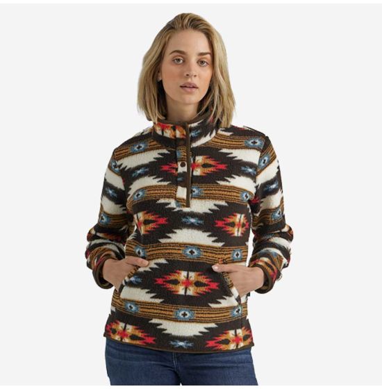 Retro fleece pullover shop