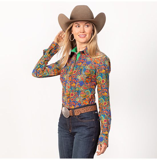 Sunrise Paisley Top