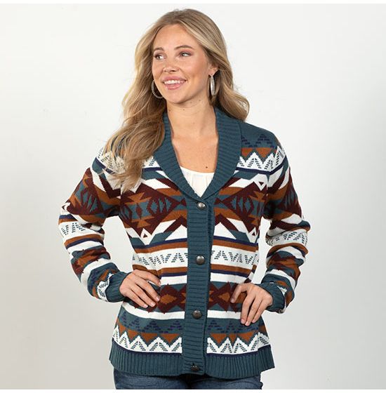 Wrangler Retro Ames Aztec Cardigan