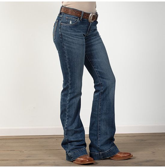 Wrangler Retro Mae Deadwood Stretch Jeans 34 Leg