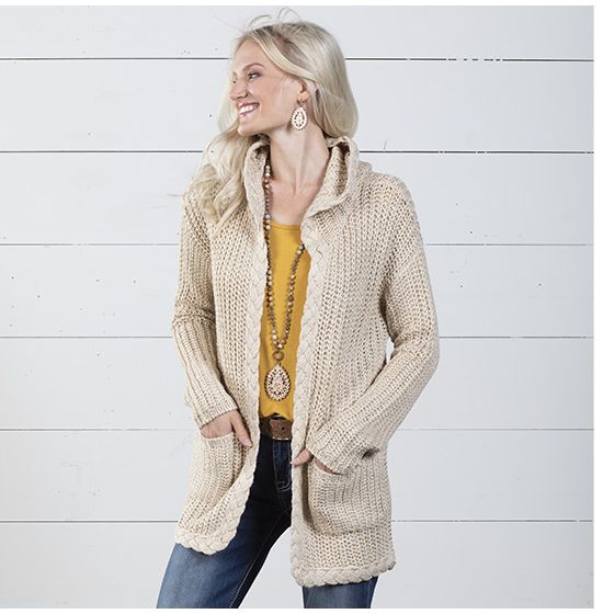 Rock & Roll Cowgirl Natural Shine On Cardigan