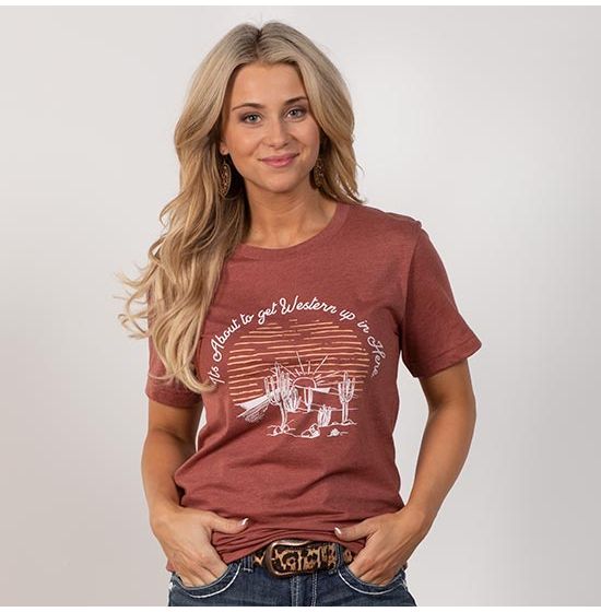 It's About To Get Western Up In Here Tee Shirt