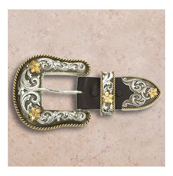 Montana Silversmiths All American Silver Buckle