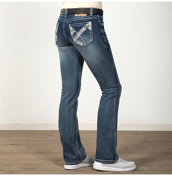 Charme Aztec Bootcut Jeans