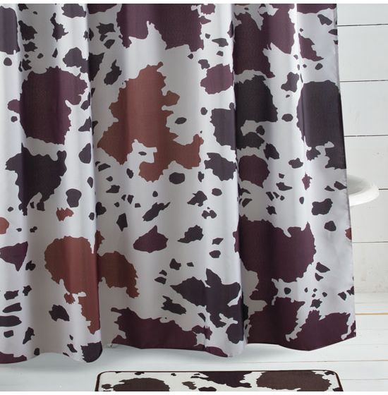 Cow Print Shower Curtain