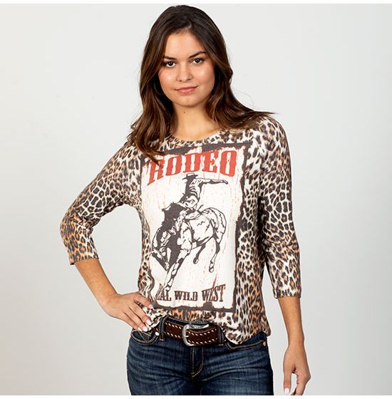 Wild Wild West Leopard Top