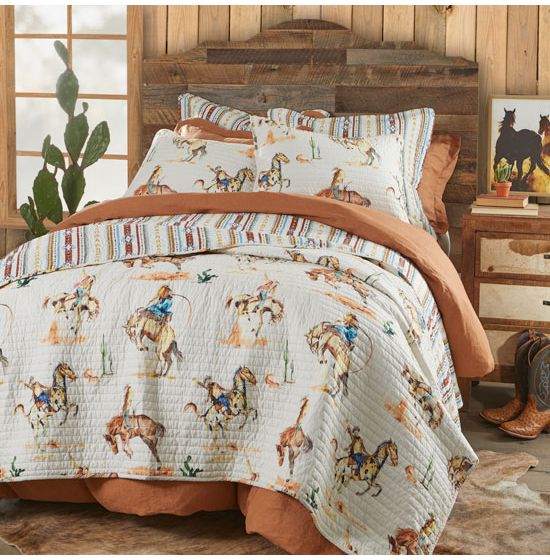 Cowboy Bronco Bedding Collection