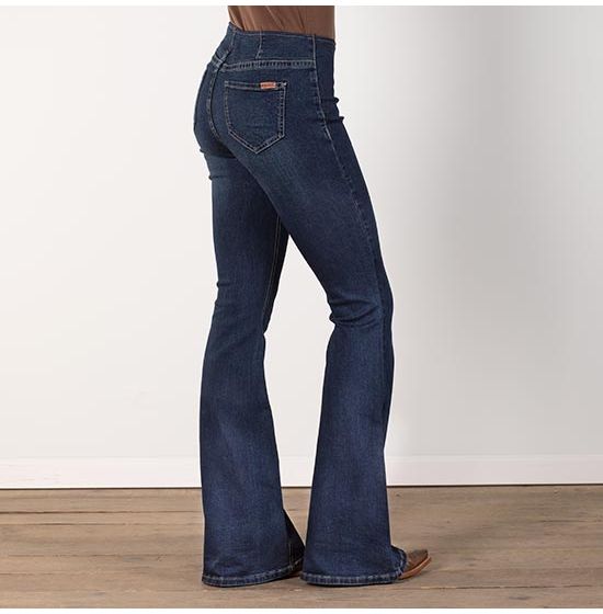Rock & Roll Cowgirl High-Rise Bargain Bell Pull On Flare Jeans