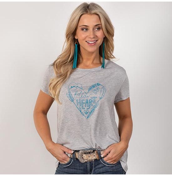 Roper Follow Your Heart Tee SHirt