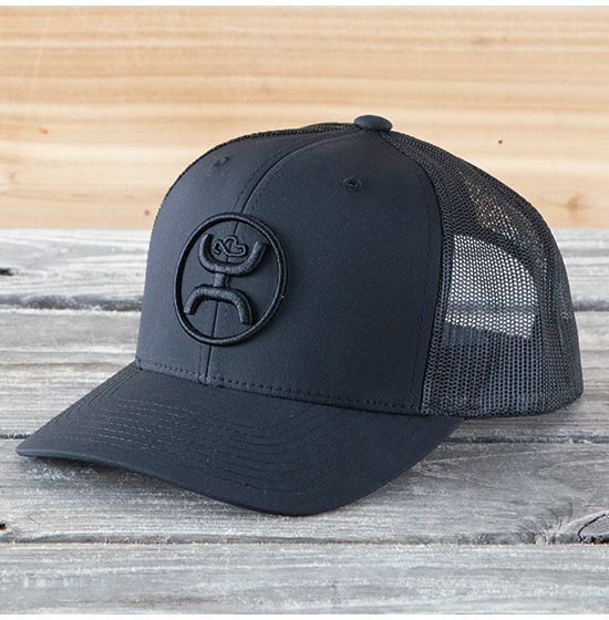 Hooey O Classic Black Ball Cap