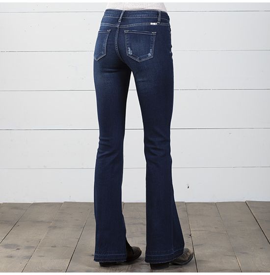 black flare kancan jeans
