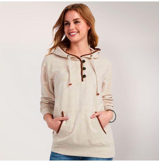 Oatmeal hoodie women's cheap