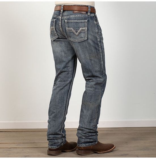 Rock Roll Denim Greer Double Barrel Stackable Bootcut Jeans