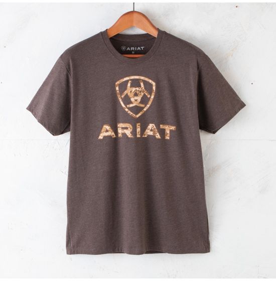 Ariat Liberty USA Brown Digi Camo T Shirt