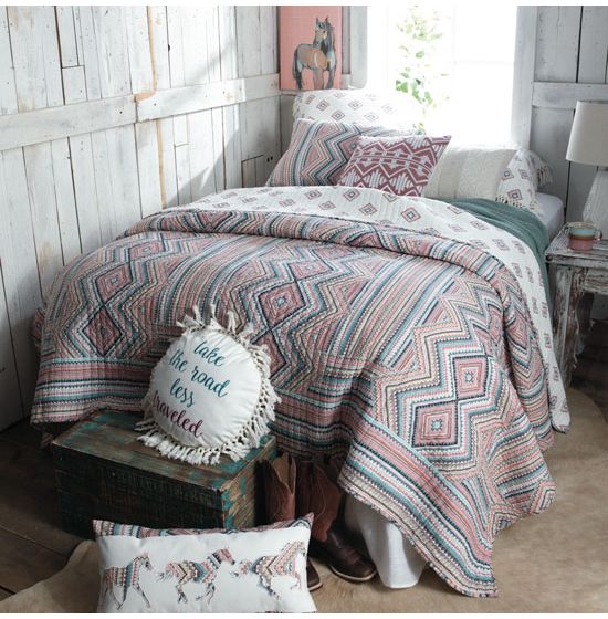 Dusty Diamond Quilted Bedding Collection
