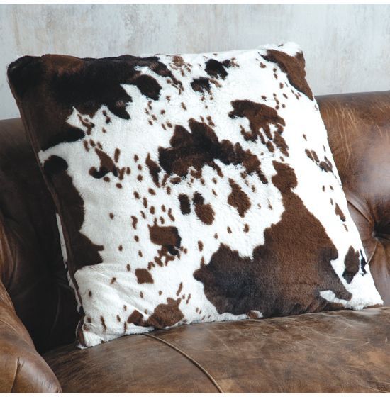 Cozy Faux Fur Cowhide Throw