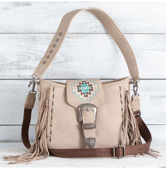 Oakland Khaki Aztec Handbag