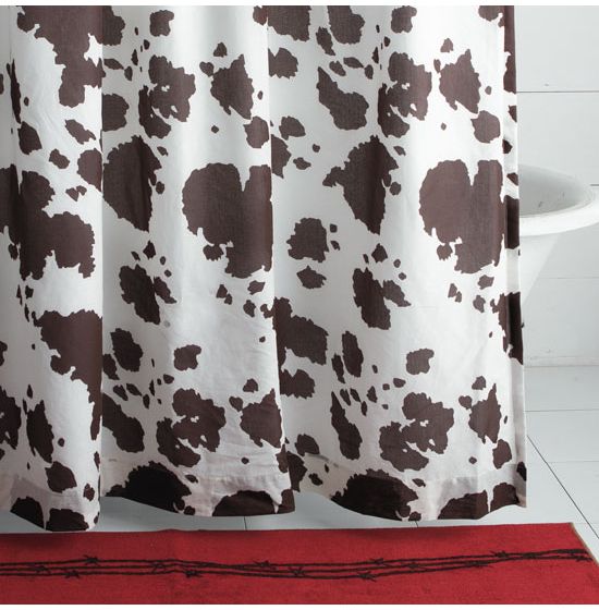 Bessie Cowprint Shower Curtain