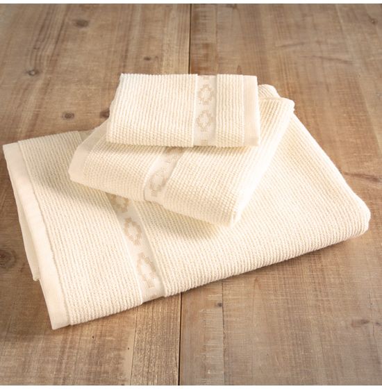 Grand Teton Antique White Towels