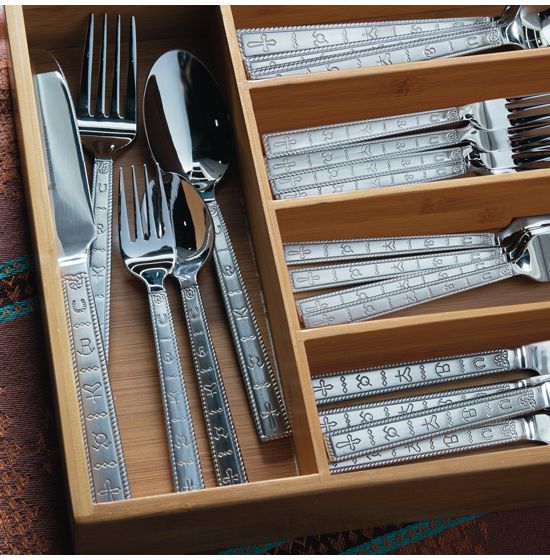 Western Icons 20 Piece Flatware - Silverware Set