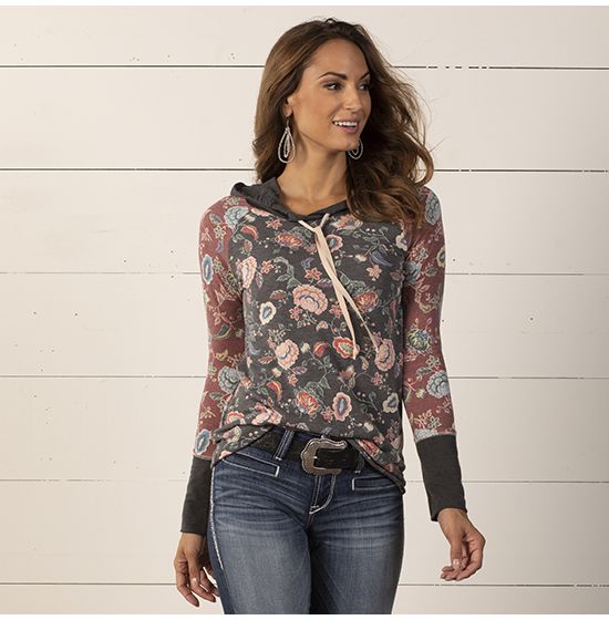 Heart Of A Cowgirl Paisley Top