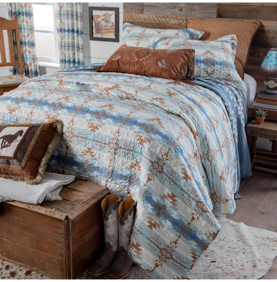 Stack Rock Southwest Quilt Set by Wrangler Collection