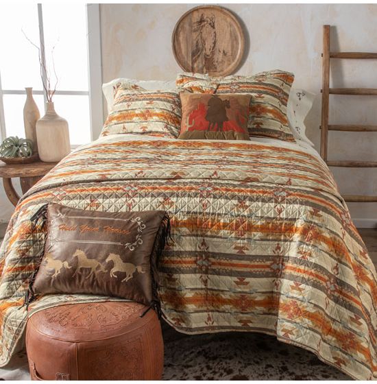 Amarillo Sunset Quilt Set by Wrangler