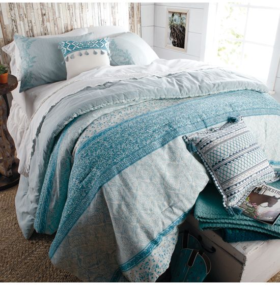 Turquoise Oasis Comforter Bedding Collection