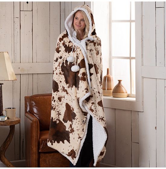 Cow blanket sales with hood