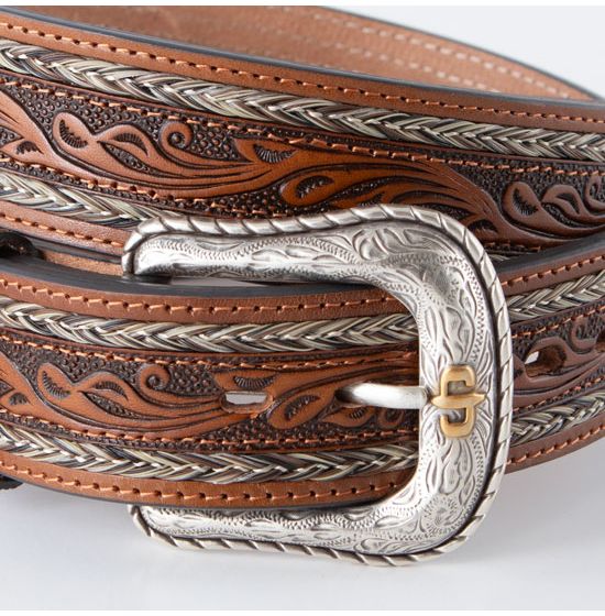 Stetson Tooled Belt