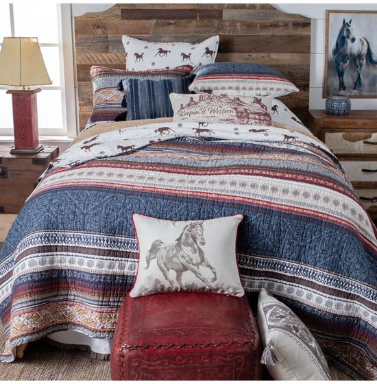 Keepin' It Western Quilted Bedding Collection