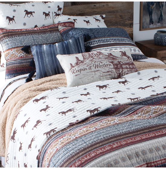 Quilted bed store blanket