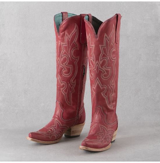 Corral tall red boots 2025