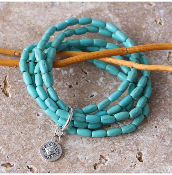 Turquoise Beaded Bracelet