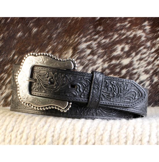 Tony Lama Black Layla Belt