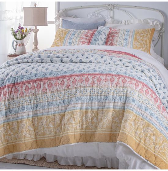 Country Grace Summer Boho Quilt Set