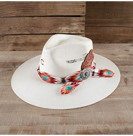 Charlie 1 Horse Navajo Straw Hat - Rod's