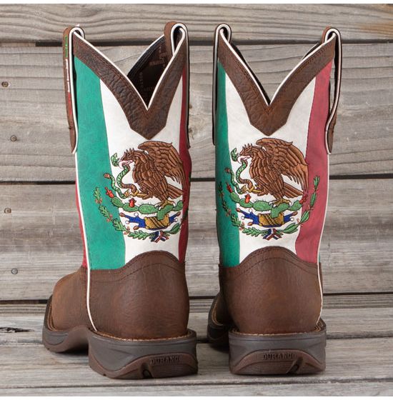 Mexican flag boots discount