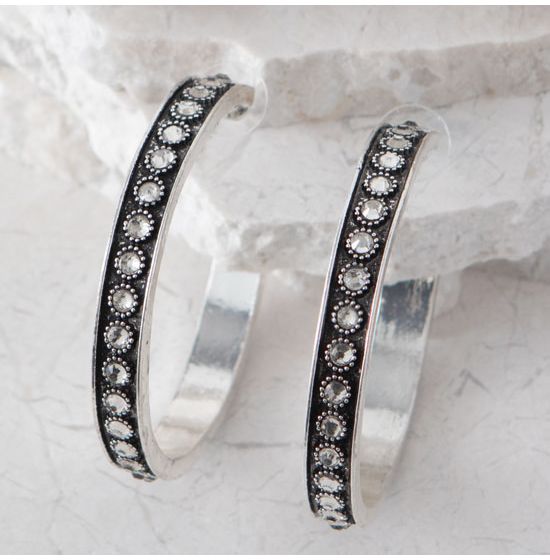 Aimimier Bridal CZ Crystal Hoop Earrings Sparkling Rhinestone Large Round  Loop Earrings Crystal Paved Wedding Prom Party Festival Jewelry for Women  and Girls (Black) : Amazon.com.au: Clothing, Shoes & Accessories